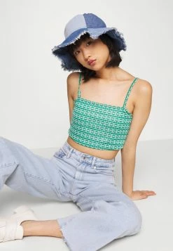 ONLY Petite ONLSIGGA - Top - Green -ONLY Petite store 000b8d82c44e4f2596c5c91642a76b25