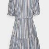 ONLY Petite ONLTINNA WRAP DRESS - Day Dress - Ultramarine/multi