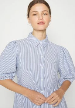 ONLY Petite ONLCASSIE LAYERED BUTTON DRESS - Day Dress - Cloud Dancer/medium Denim Blue 11 ONLY Petite ONLCASSIE LAYERED BUTTON DRESS - Day Dress - Cloud Dancer/medium Denim Blue -ONLY Petite store 02921ac773e64446b90f78b3d5fa45d0