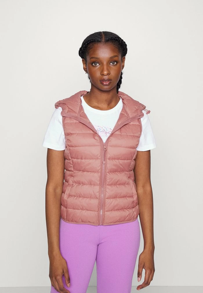 ONLY Petite ONLTAHOE HOOD JACKET - Waistcoat - Burlwood 3 ONLY Petite ONLTAHOE HOOD JACKET - Waistcoat - Burlwood