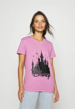 ONLY Petite ONLDISNEY LIFE LOGO TOP BOX - Print T-shirt - Opera Mauve