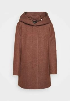 ONLY Petite ONLSEDONA LIGHT COAT - Short Coat - Chocolate Fondant -ONLY Petite store 04b5bbbcbf5143eeb8bb0aab8ac2bda4