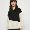 ONLY Petite ONLDREAMER COLORBLOCK - Sweatshirt - Black -ONLY Petite store 05c4c90f84014e76bc4314b0bd9435e3