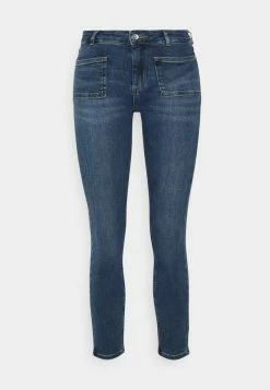 ONLY Petite ONLBLUSH MID WAIST - Jeans Skinny Fit - Dark Blue Denim 10 ONLY Petite ONLBLUSH MID WAIST - Jeans Skinny Fit - Dark Blue Denim -ONLY Petite store 06bc1a68fe854e99858eda8d210e91c0