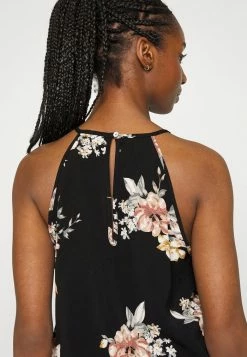 ONLY Petite ONLNOVA LUX KEYHOLE - Top - Black -ONLY Petite store 06bc4d3368a04d0e8b58388abb7bac03