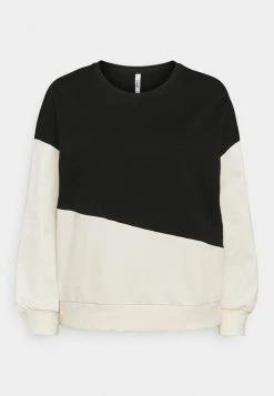 ONLY Petite ONLDREAMER COLORBLOCK - Sweatshirt - Black -ONLY Petite store 06ece921711e4308957e68a4ee4bebd1