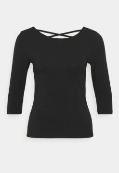 ONLY Petite ONLLIVE LOVE - Long Sleeved Top - Black -ONLY Petite store 07021c71b95a4fae8ed9f65973844af3