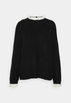 ONLY Petite ONLCIL HIGHNECK - Jumper - Black -ONLY Petite store 07eba8d4216845eea61c3f12a7e0e937