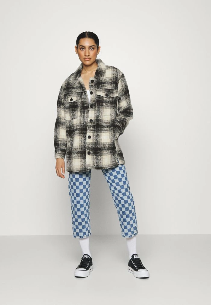ONLY Petite ONLALLISON - Winter Jacket - Pumice Stone Checks 4 ONLY Petite ONLALLISON - Winter Jacket - Pumice Stone Checks - Image 2