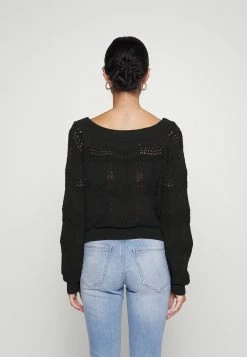 ONLY Petite ONLVILDA LIFE - Jumper - Black -ONLY Petite store 09c19516a1484f09a189525847e9b4b4