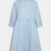 ONLY Petite ONLDITTE LIFE DRESS - Shirt Dress - Blue Fog -ONLY Petite store 09fd779eab9948f6ab2aa4f3321c3399