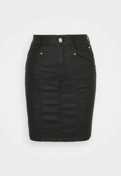ONLY Petite ONLAVALON LIFE STUDSKIRT - Mini Skirt - Black -ONLY Petite store 0bbda891603f45cd83aa196445f01962