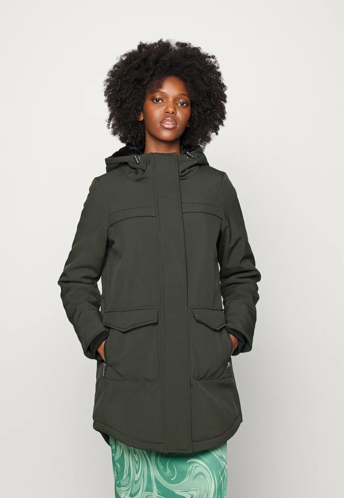ONLY Petite ONLMAASTRICHT JACKET - Short Coat - Peat 3 ONLY Petite ONLMAASTRICHT JACKET - Short Coat - Peat