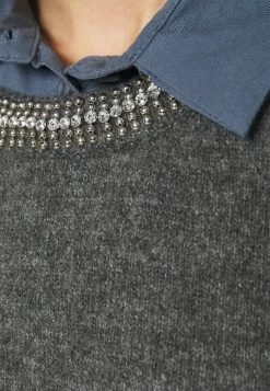 ONLY Petite ONLALSIA - Jumper - Medium Grey Melange -ONLY Petite store 0c969d53cf3b420189b268da6a572271