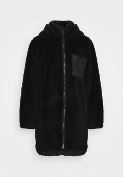 ONLY Petite ONLSASCHA SHERPA JACKET - Winter Coat - Black -ONLY Petite store 0d902d9389984610a5c3b53f7dcff538