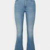ONLY Petite ONLWAUW LIFE - Flared Jeans - Light Medium Blue Denim -ONLY Petite store 0dd09383413d4589abb7f2c28cbe841d