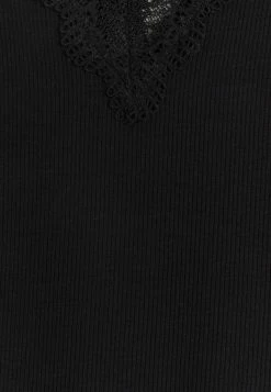 ONLY Petite ONLTILDE HIGHNECK - Long Sleeved Top - Black -ONLY Petite store 0ea5065046764ea9aac856d455e47b7a