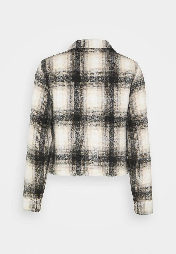 ONLY Petite ONLLOU CHECK JACKET - Summer Jacket - Pumice Stone/black 4 ONLY Petite ONLLOU CHECK JACKET - Summer Jacket - Pumice Stone/black - Image 2