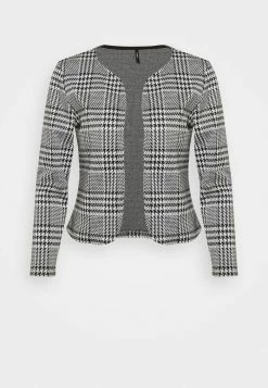 ONLY Petite ONLZIGA SHORT - Blazer - Black/cloud Dancer