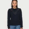 ONLY Petite ONLJENNIE LIFE LACE - Jumper - Night Sky -ONLY Petite store 0f8800b2e8ee43f9aa68d686768345b8