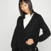 ONLY Petite ONLMIA WRAP CARDIGAN - Cardigan - Black
