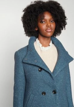 ONLY Petite ONLNEWSOPHIA COAT - Short Coat - Blue Mirage -ONLY Petite store 11f67550cd7b412798575c20513e338c