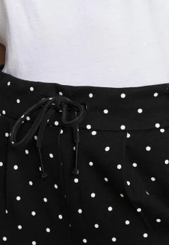 ONLY Petite ONLPOPTRASH EASY DOT PANT - Trousers - Black -ONLY Petite store 1262582457cd42fba7561a7bed54e519
