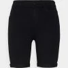 ONLY Petite ONLRAIN - Denim Shorts - Black