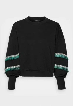 ONLY Petite ONLNIKKI O NECK - Sweatshirt - Black