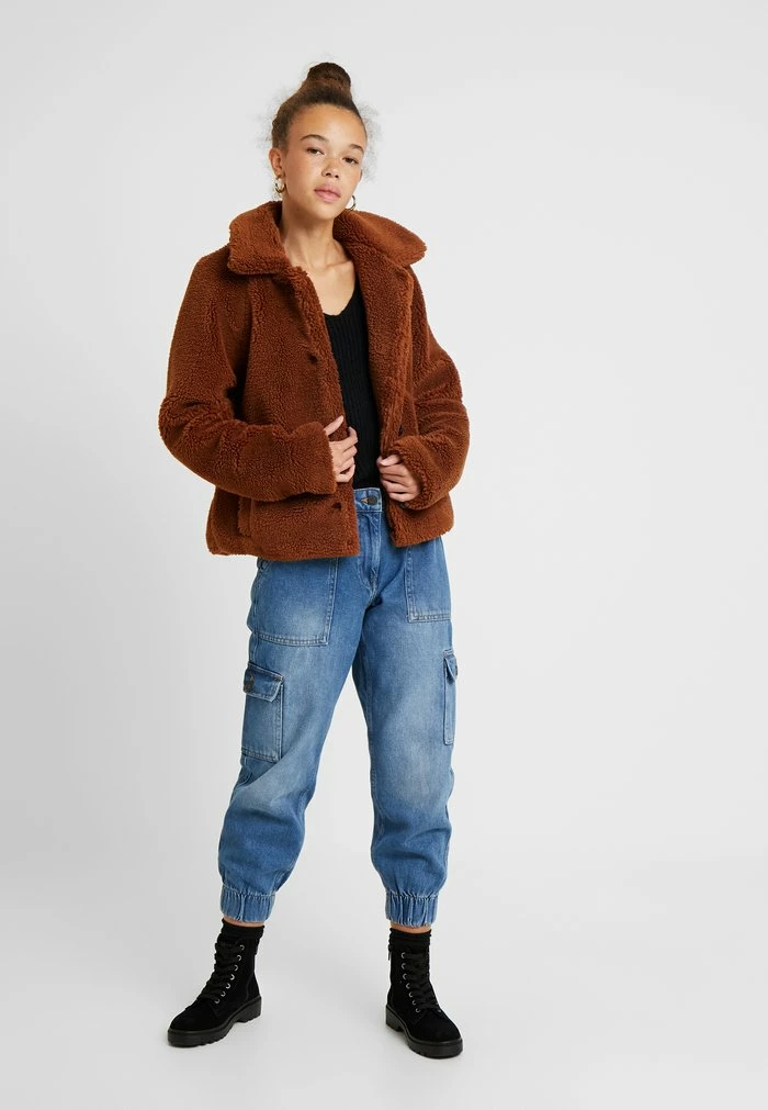 ONLY Petite ONLEMILY JACKET - Winter Jacket - Caramel Café 4 ONLY Petite ONLEMILY JACKET - Winter Jacket - Caramel Café - Image 2