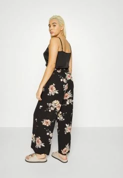 ONLY Petite ONLNOVA LUX ALBA PALAZZO PANT - Trousers - Black -ONLY Petite store 14ad2b8aa333471183bbcfcd714a0c32