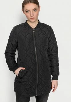 ONLY Petite ONLALLISON QUILTED LONG - Short Coat - Black 12 ONLY Petite ONLALLISON QUILTED LONG - Short Coat - Black -ONLY Petite store 15196865a03743a0bc1e20b7595b53cd