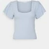 ONLY Petite ONLKENDRA - Basic T-shirt - Cashmere Blue -ONLY Petite store 1522b78c8a7f41b2a1eda453904a1a60