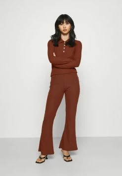 ONLY Petite ONLNELLA PANT SET - Trousers - Tortoise Shell