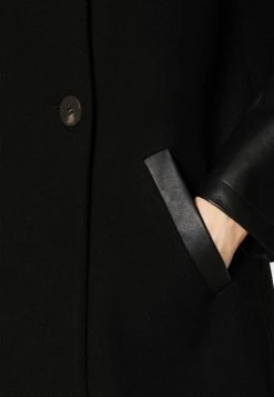 ONLY Petite ONLEMMA MIX COAT - Classic Coat - Black -ONLY Petite store 15b1013becbd4f0ba5a5a8000a043b26