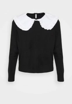ONLY Petite ONLMESHA - Jumper - Black -ONLY Petite store 1659fc46819b4879acd3f1bbee556c3d