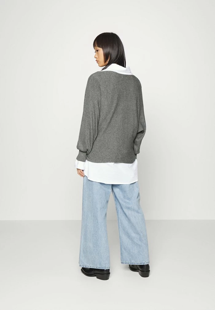 ONLY Petite ONLADALINE LIFE - Jumper - Medium Grey Melange 5 ONLY Petite ONLADALINE LIFE - Jumper - Medium Grey Melange - Image 3
