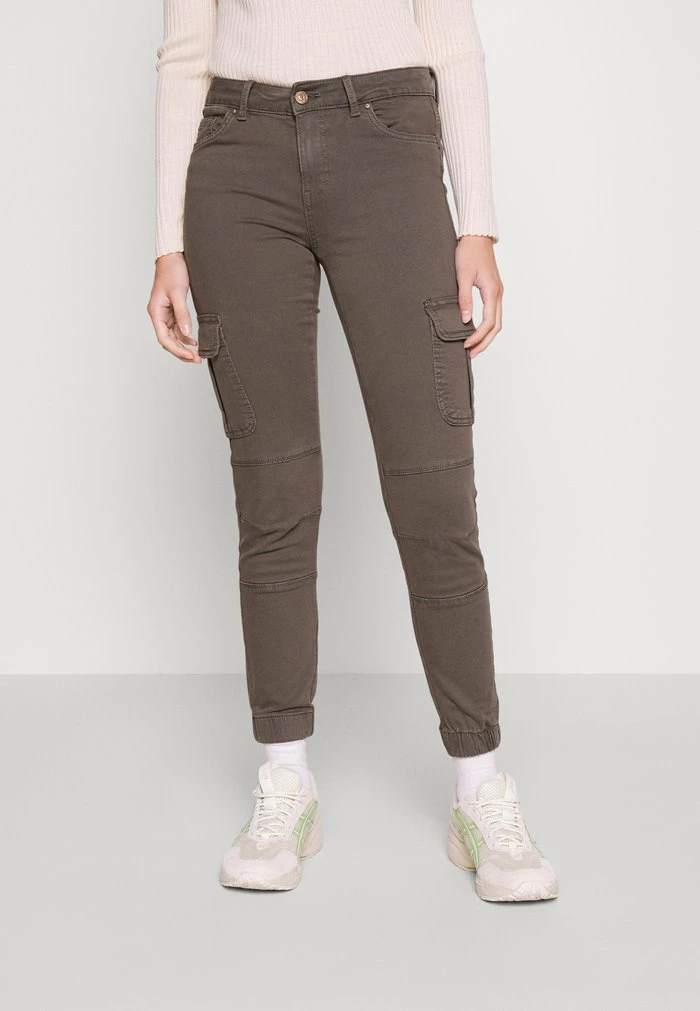 ONLY Petite ONLMISSOURI LIFE - Cargo Trousers - Mottled Dark Brown 3 ONLY Petite ONLMISSOURI LIFE - Cargo Trousers - Mottled Dark Brown