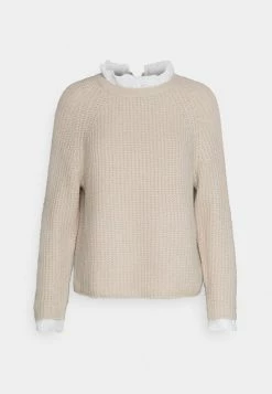 ONLY Petite ONLCIL HIGHNECK - Jumper - Pumice Stone -ONLY Petite store 19308ca8ae704878a521709dfea56c86