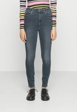 ONLY Petite ONLMILA - Jeans Skinny Fit - Blue Black Denim