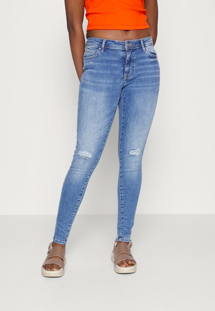 ONLY Petite ONLSHAPEREG PUSH UP - Jeans Skinny Fit - Medium Blue Denim 3 ONLY Petite ONLSHAPEREG PUSH UP - Jeans Skinny Fit - Medium Blue Denim