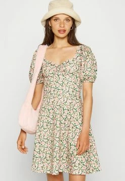 ONLY Petite ONLTHEA FEVER PUFF DRESS - Jersey Dress - Greener Pastures -ONLY Petite store 1a6e0cf3a8374a27a8b3c83cab114aa3