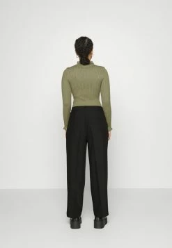 ONLY Petite ONLMATHILDE WIDE PANT - Trousers - Black -ONLY Petite store 1b9cb581f3924eb796a25c26652d8013