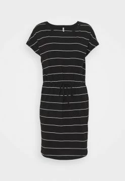 ONLY Petite ONLMAY LIFE DRESS 2 PACK - Jersey Dress - Black/thin Stripe/black Solid -ONLY Petite store 1c10912f0e554d568134a9f58e54b6c1