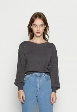 ONLY Petite ONLCOZY - Jumper - Dark Grey Melange