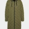 ONLY Petite ONLSANNE QUILTED LONG JACKET - Classic Coat - Kalamata -ONLY Petite store 1c85d21e1e4f490a9121c0c6ca9cb740