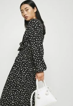 ONLY Petite ONLPELLA WRAP SMOCK - Long Sleeved Top - Black -ONLY Petite store 1d83eb49908c4857bf5830b2642e4a25