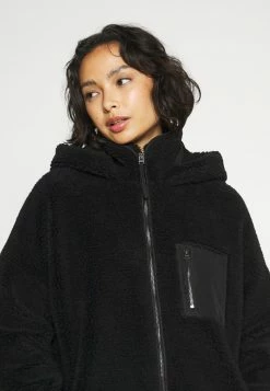 ONLY Petite ONLSASCHA SHERPA JACKET - Winter Coat - Black -ONLY Petite store 1fee12fb64c148678908519a71e3f303