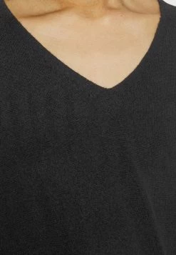 ONLY Petite ONLAMALIA V NECK - Jumper - Black -ONLY Petite store 20198a225a5f41e1bd0c3a86664d0fc6