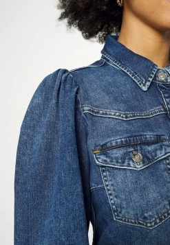 ONLY Petite ONLALLIE LIFE DRESS - Denim Dress - Medium Blue Denim 15 ONLY Petite ONLALLIE LIFE DRESS - Denim Dress - Medium Blue Denim -ONLY Petite store 207ea48418c14047a2dcf8b349bd2865